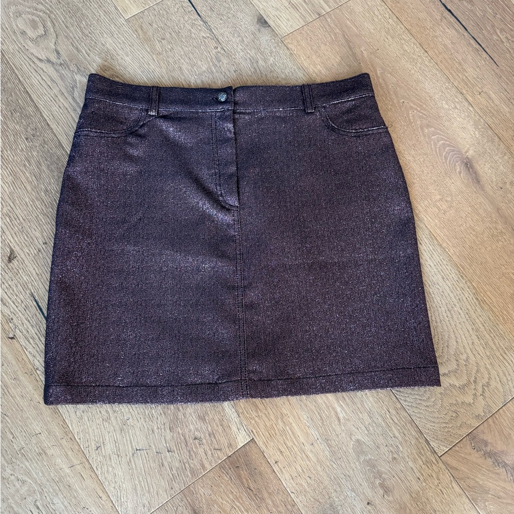Metallic Brown Women's Skirt